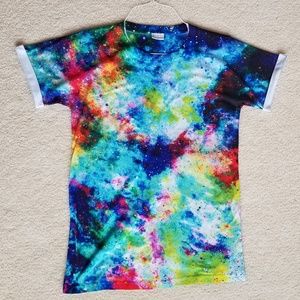 Ovidius Rainbow Galaxy Tie Dye T-shirt